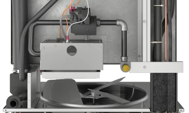 MagicPak MGE9 Close up of Sealed Burner Box