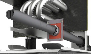 MagicPak MGE9 Telescoping Flue Pipe with Scale