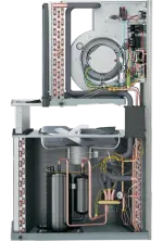 MCE electric heating and electric cooling all-in-one HVAC unit with up to 14.0 SEER and 11.0 EER